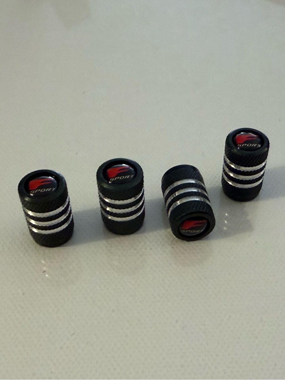 F Sport Valve Stem Caps in Black Set of 4 NWT